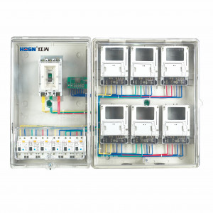 PXD2 單相六表位機(jī)械表(電子表)表箱(整體組合）